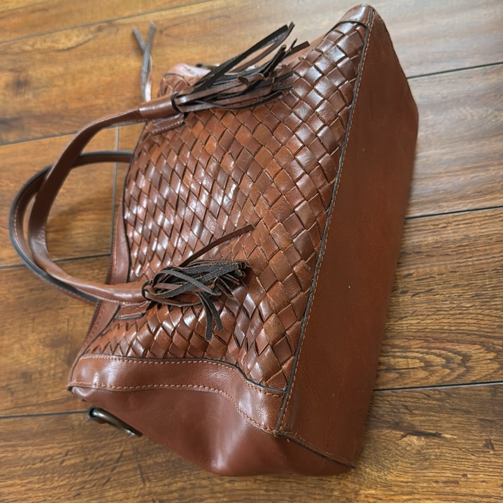 Noonday Collection Leather Bag View 5
